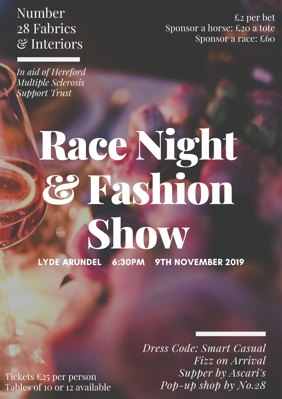 Race night & Fashion Show